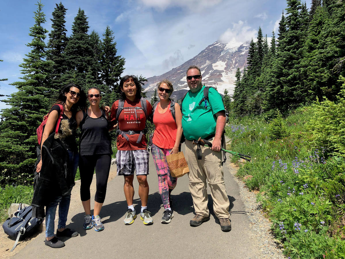 Hiking Mt. Rainier is a staple of the Evergreen phage meeting