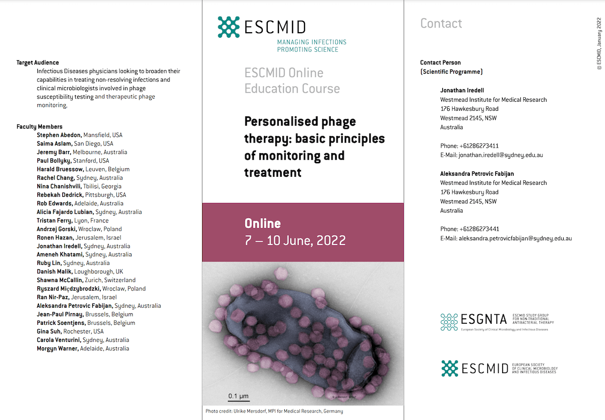 Personalised phage therapy: basic principles of monitoring and treatment cover
